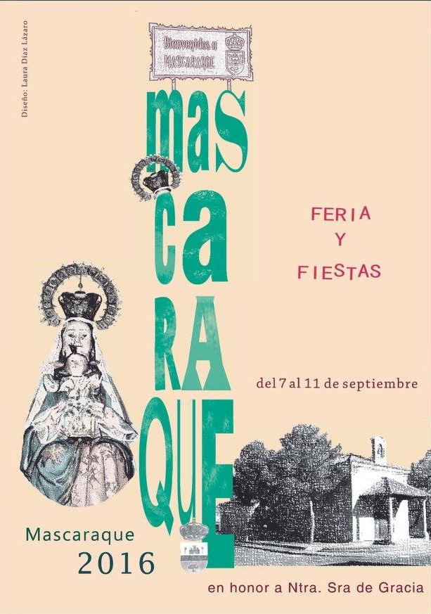 Cartel de Fiestas patronales en honor de Nuestra Señora de Gracia 2016